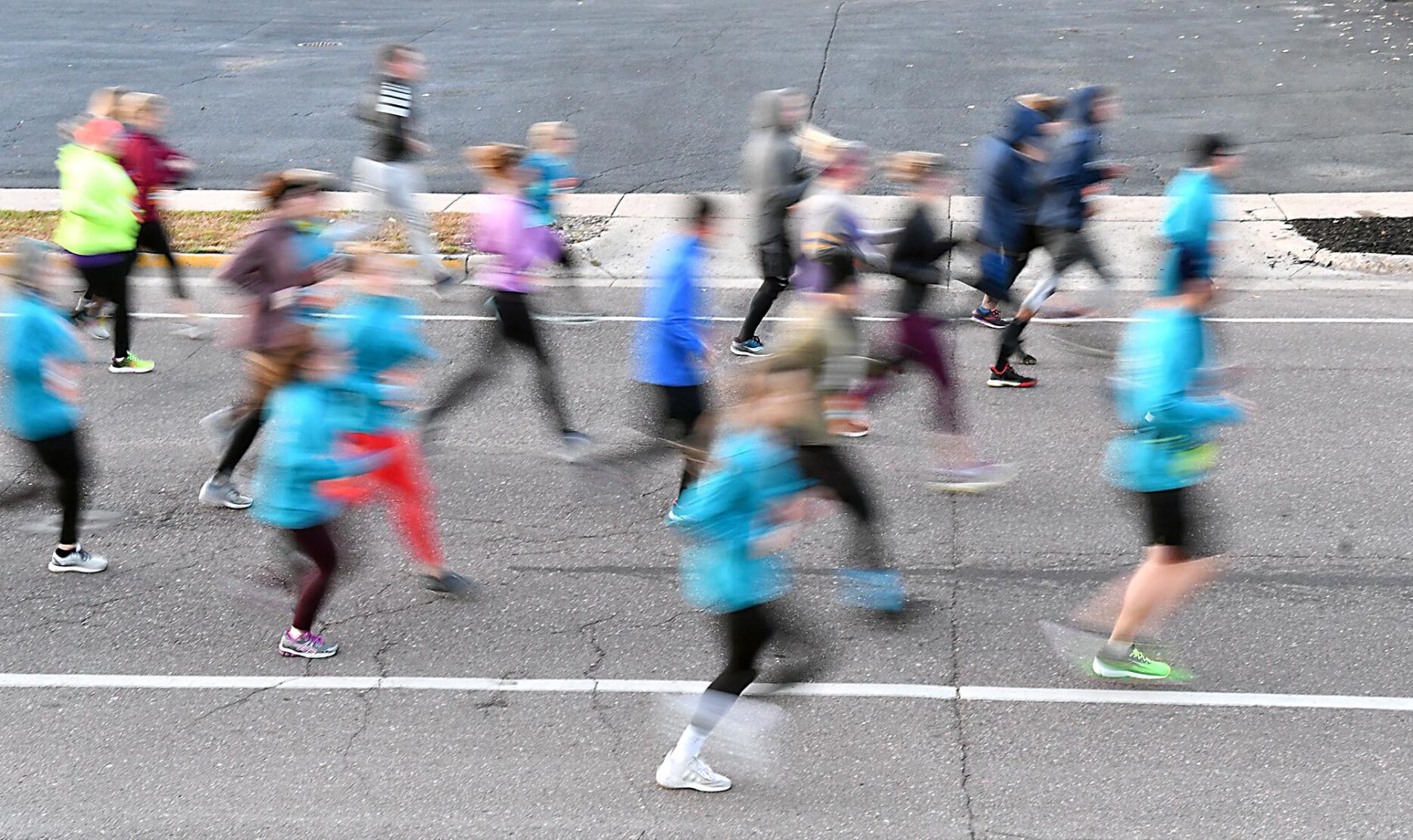 Mankato Marathon start 2
